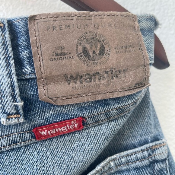 Vintage Wrangler Jeans Men's 36x34 Regular Fit 100% Cotton Made In Mexico - Picture 3 of 4